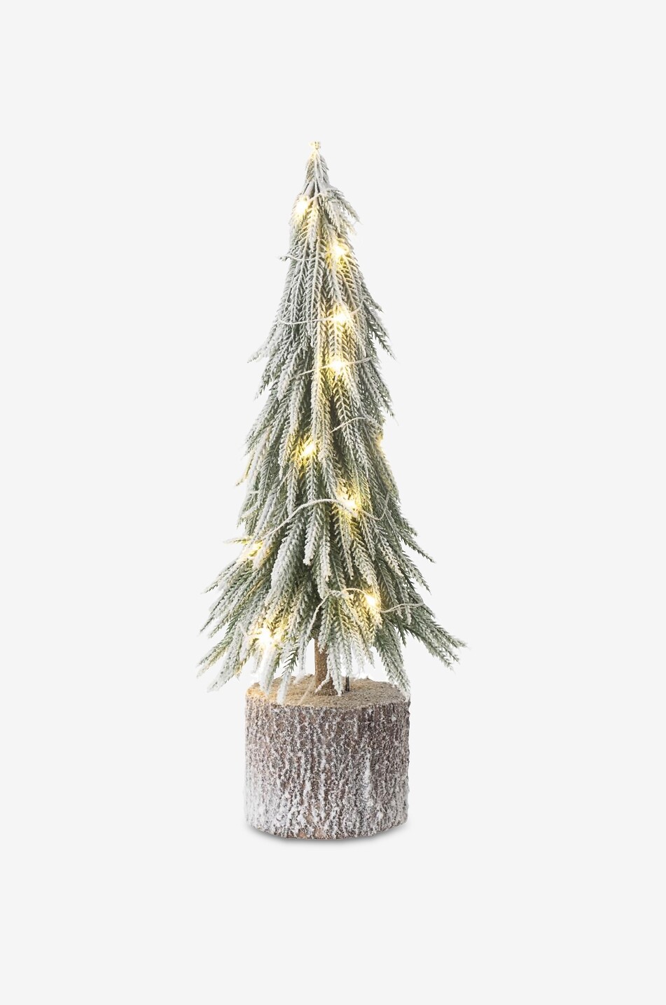 JOLIPA Illuminated snow-flocked artificial Christmas tree Home GREEN 1