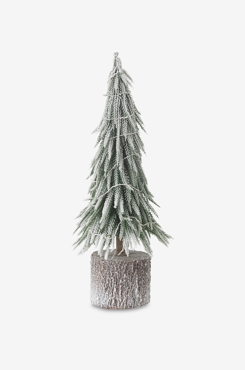 JOLIPA Illuminated snow-flocked artificial Christmas tree Home GREEN 2