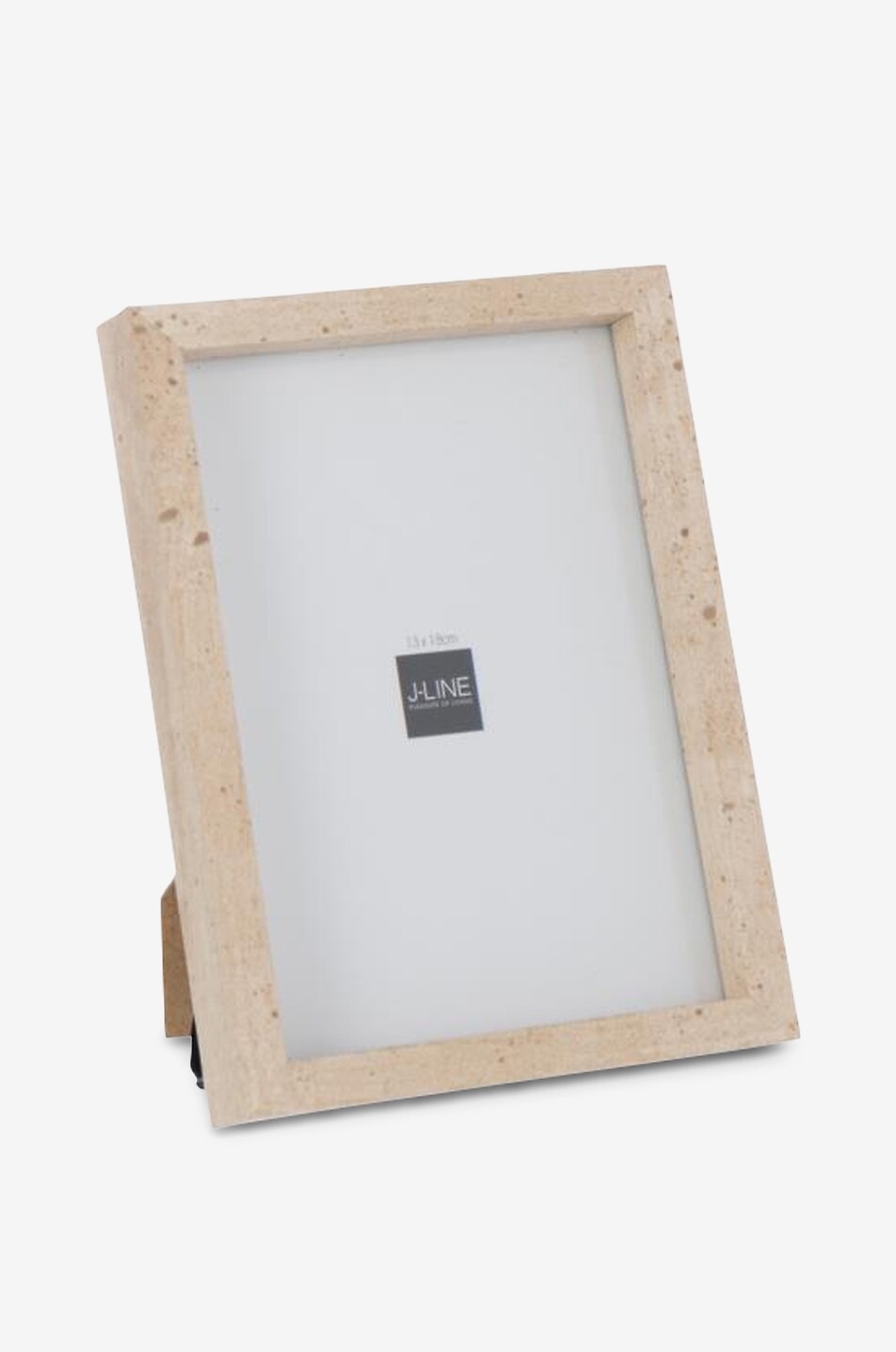 Rectangular wooden photo frame 13x18cm