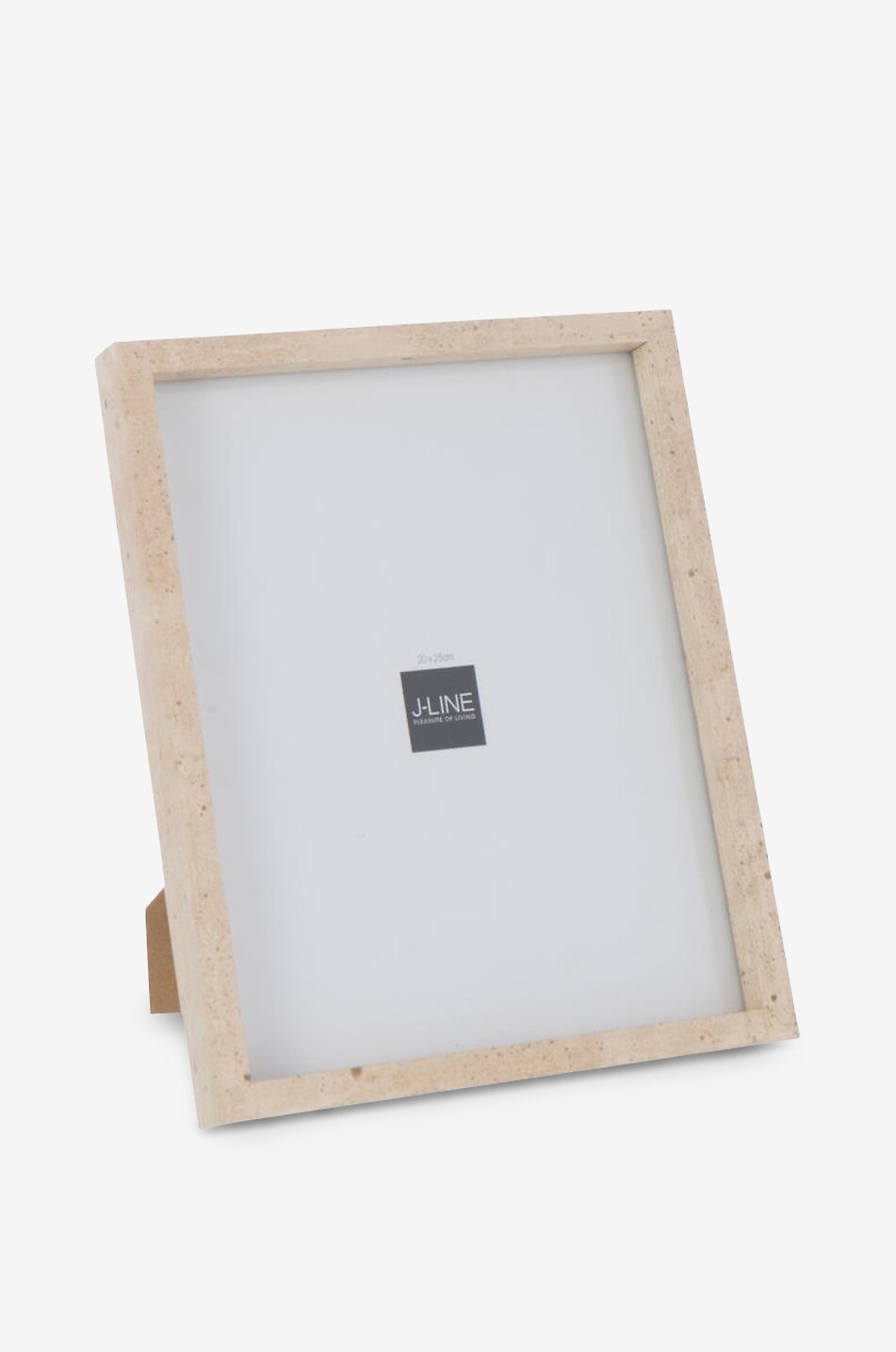 Cadre photo rectangulaire en MDF naturel 20x25cm