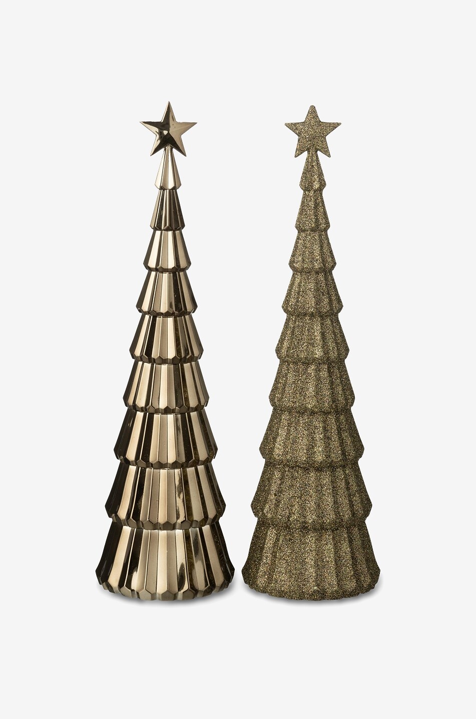 JOLIPA Set of two tree and star decorations Home GOLDEN 1