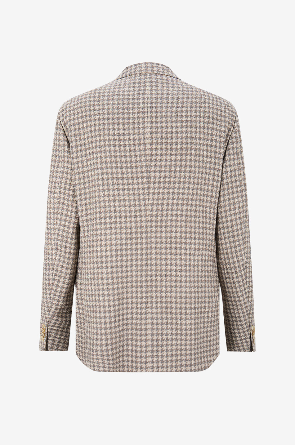 ETRO Blazer pied-de-poule en jacquard à boutonnage simple Roma Homme MARRON 2