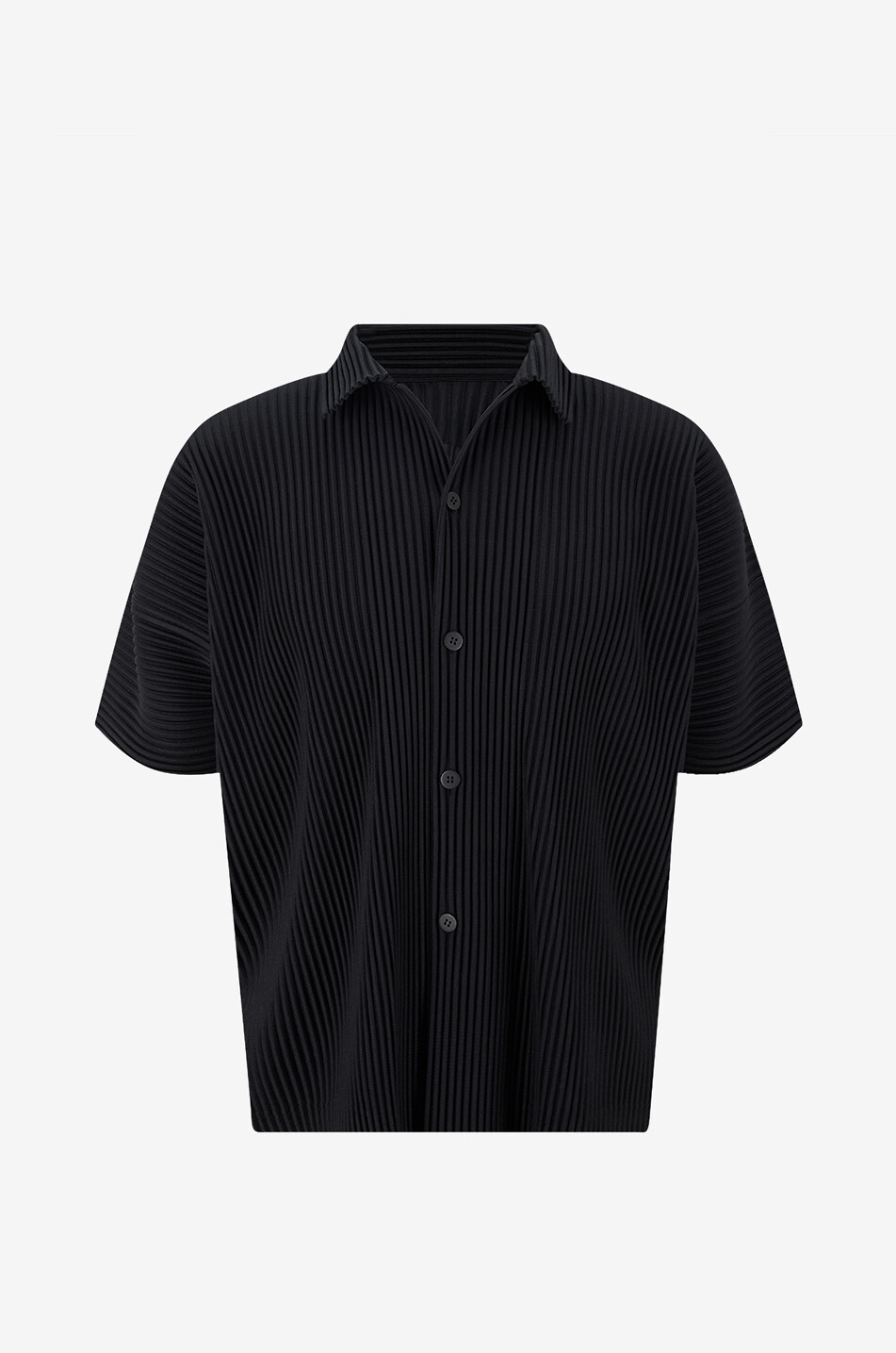 HOMME PLISSÉ ISSEY MIYAKE basic 黒 サイズ2 Homme Plissé Issey Miyake Basic pleats cardigan | BLACK