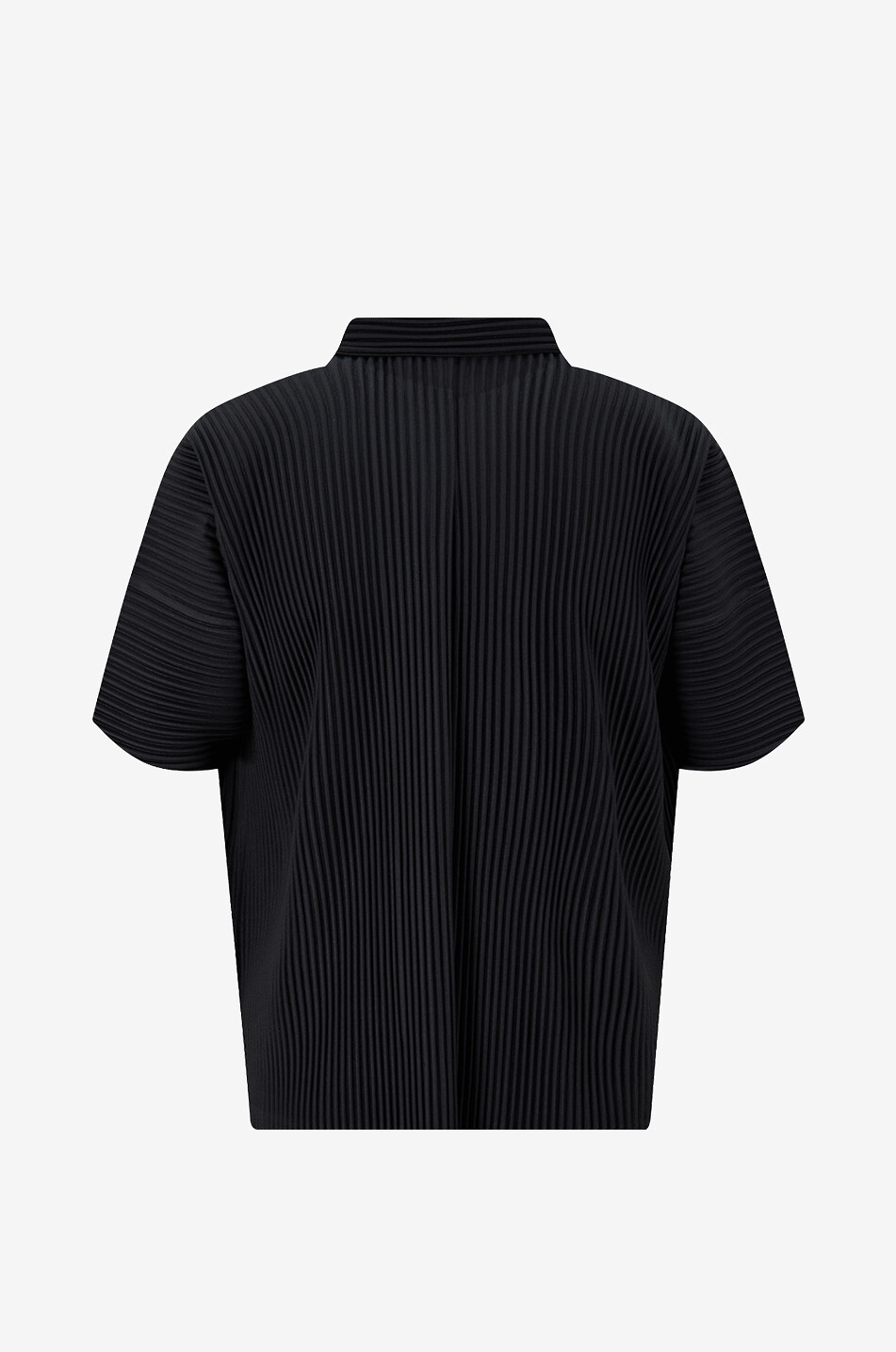 HOMME PLISSÉ ISSEY MIYAKE Plissee-Hemd mit kurzen Ärmeln Monthly Colors Herren SCHWARZ 2