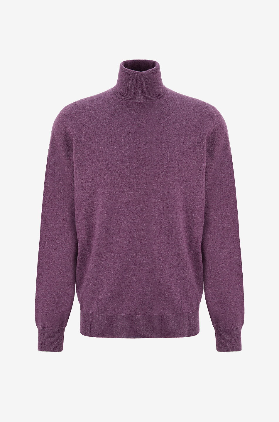 BRUNELLO CUCINELLI Pull fin à col roulé en cachemire Homme VIOLET MOYEN 1