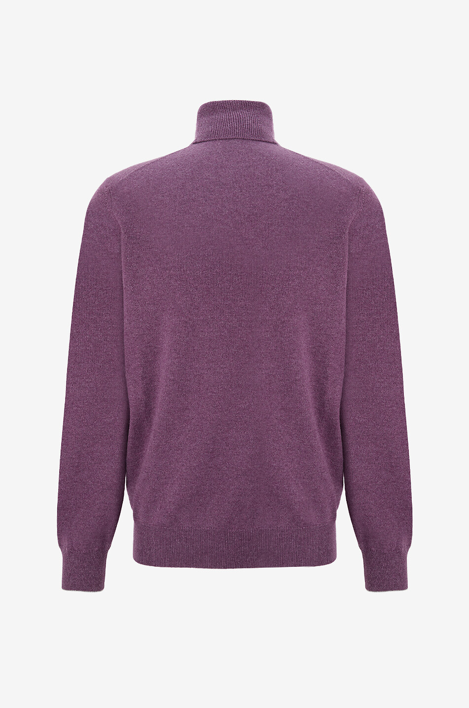 BRUNELLO CUCINELLI Pull fin à col roulé en cachemire Homme VIOLET MOYEN 2