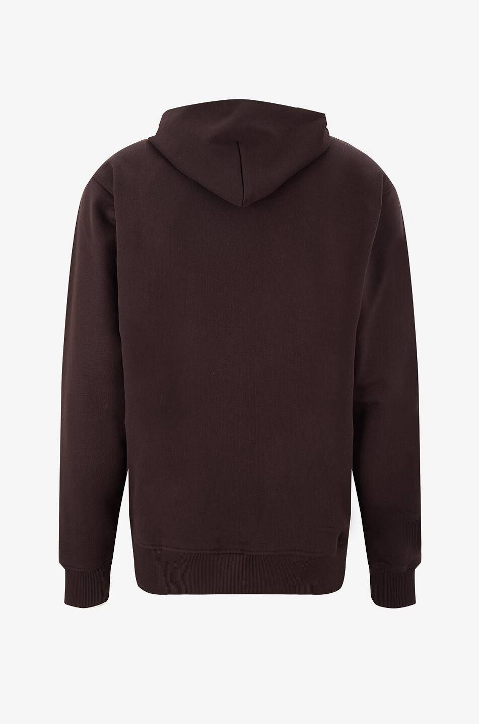 DROLE DE MONSIEUR Sweat-shirt à capuche Slogan Classique Homme MARRON FONCÉ 2