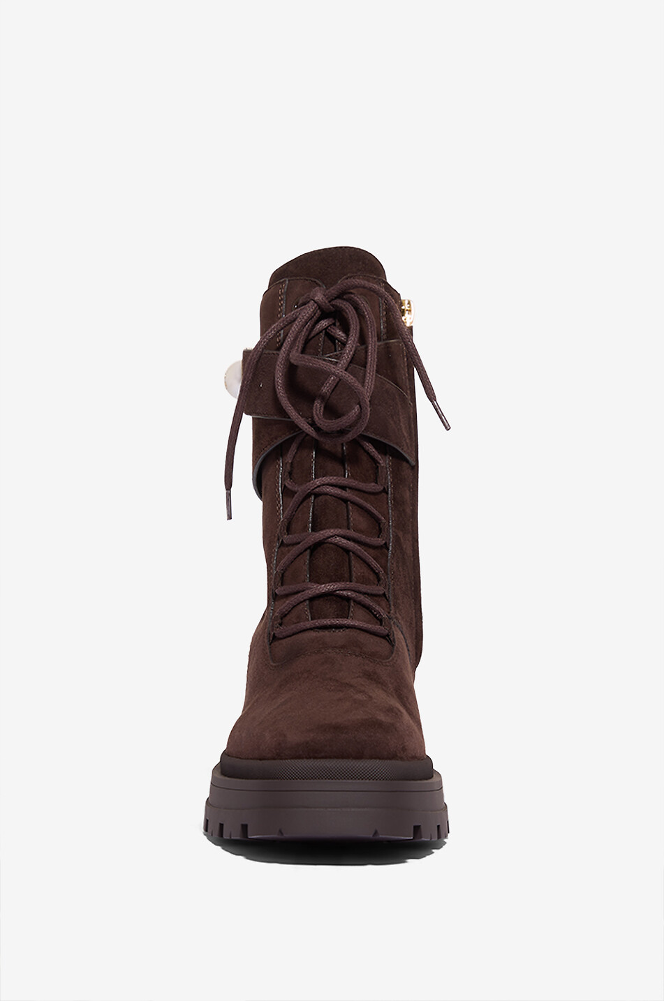 JIMMY CHOO Noemi 45 lace-up ankle boots in suede Women BROWN 2