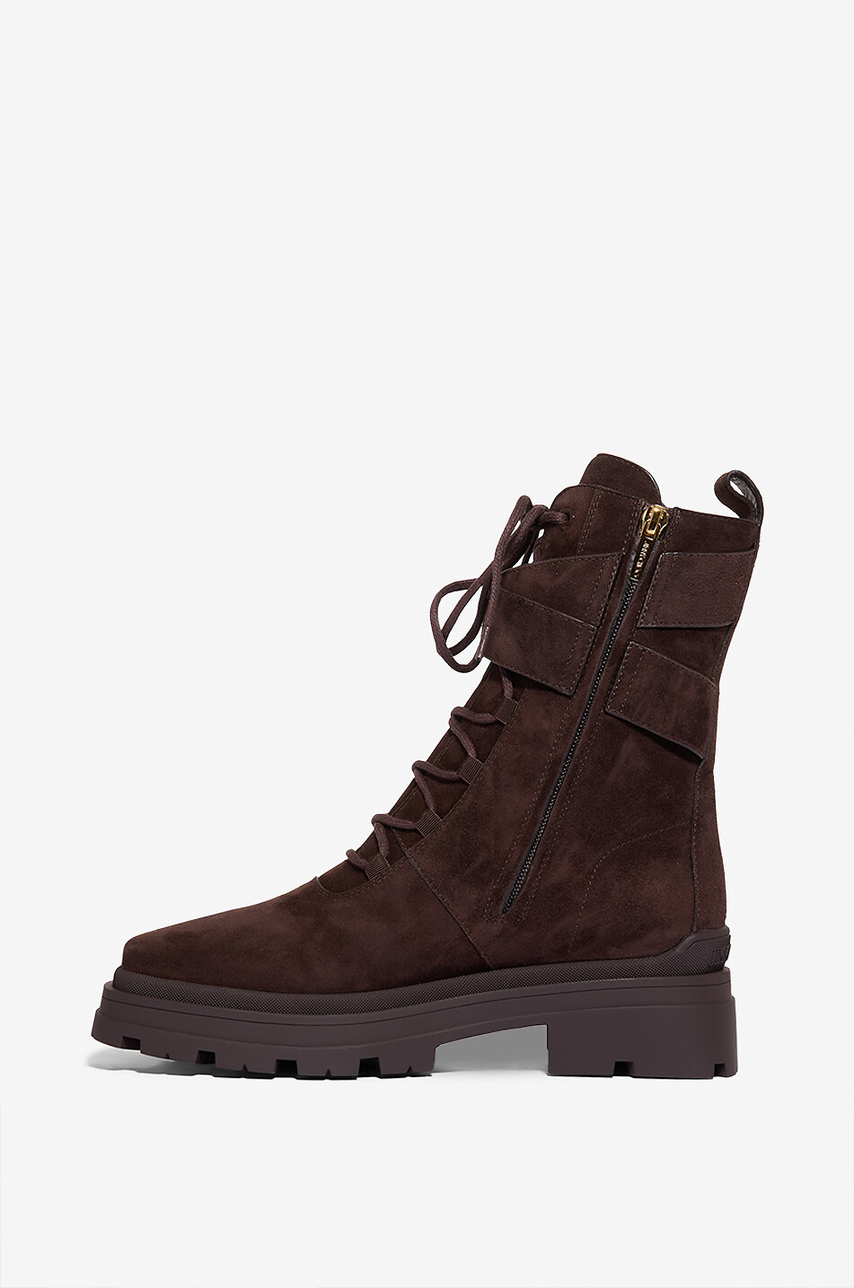 JIMMY CHOO Noemi 45 lace-up ankle boots in suede Women BROWN 3