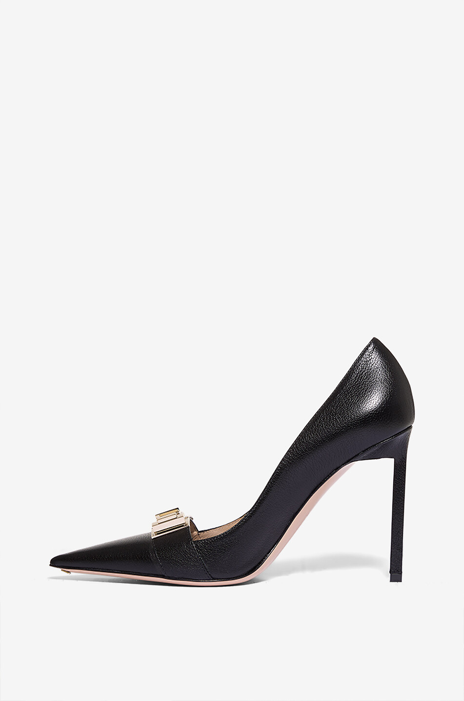 TOM FORD Latch 105 grained leather pumps Women BLACK 3