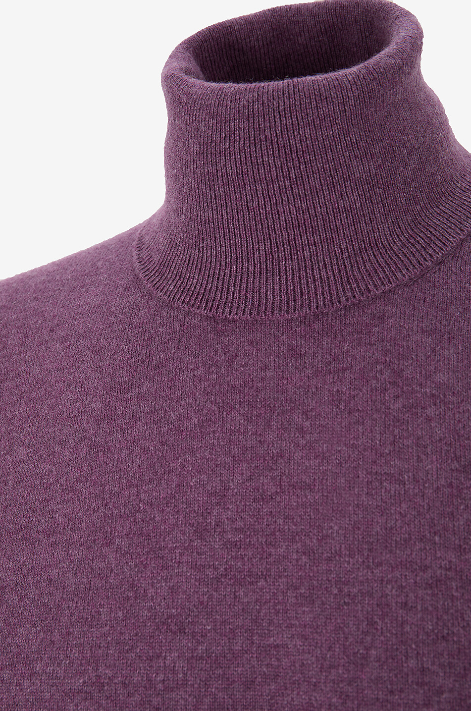 BRUNELLO CUCINELLI Pull fin à col roulé en cachemire Homme VIOLET MOYEN 3