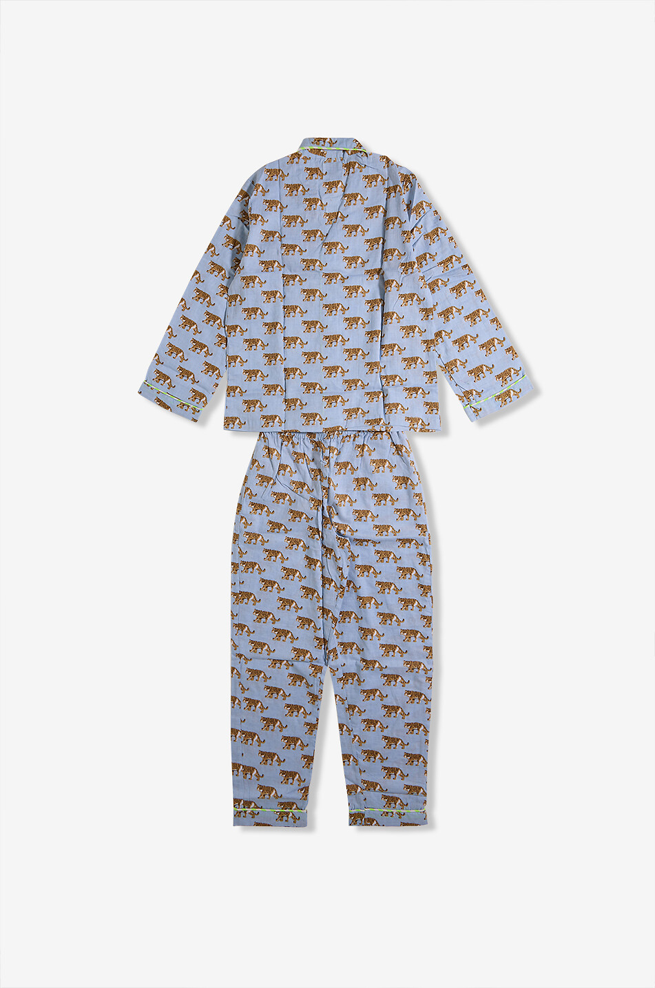 STUDIO BRAI Kids printed cotton Kiki pyjama Unisex LIGHT BLUE 2