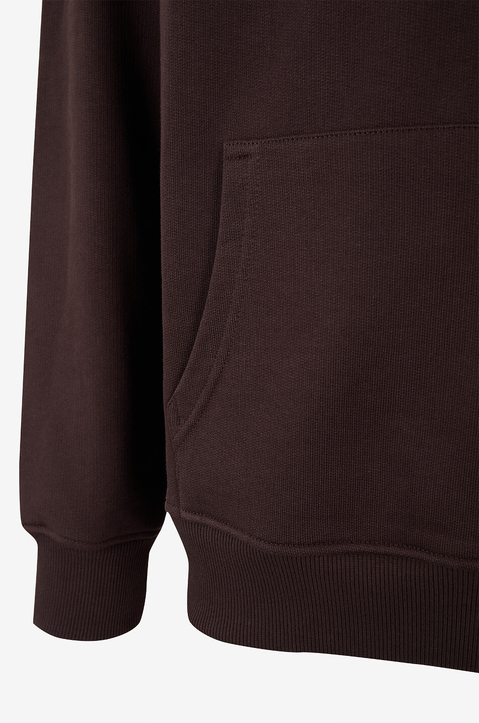 DROLE DE MONSIEUR Sweat-shirt à capuche Slogan Classique Homme MARRON FONCÉ 3