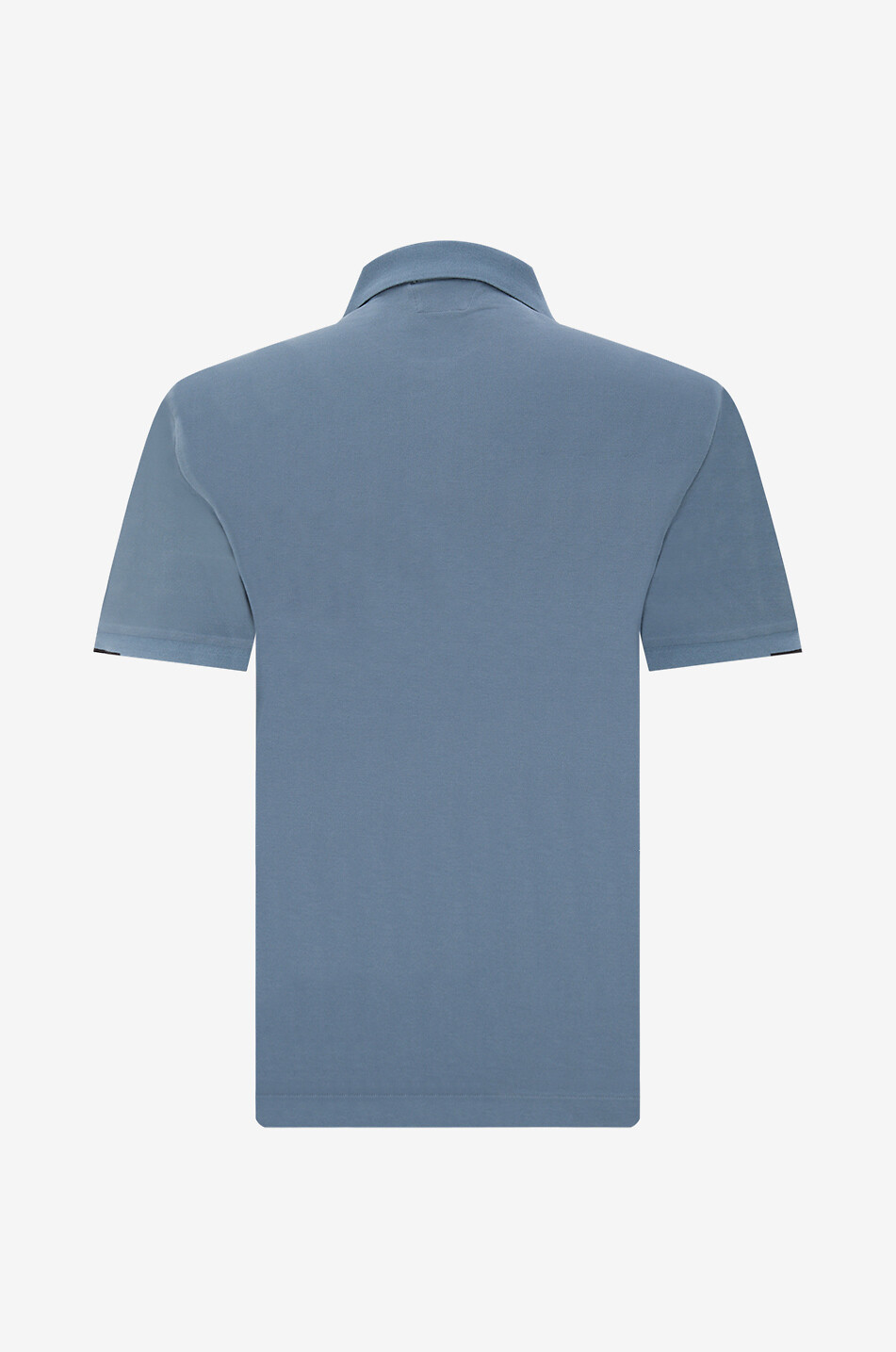 C.P. COMPANY Polo à manches courtes en coton piqué stretch Homme BLEU 2