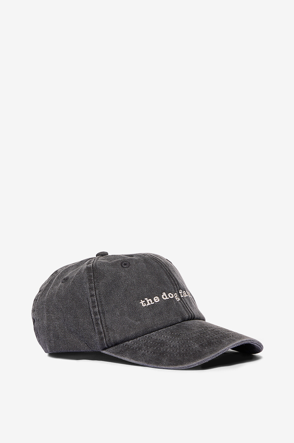 STUDIO WAP! Baseballkappe aus ausgewaschenem Denim The Dog Father Damen DUNKELGRAU 2