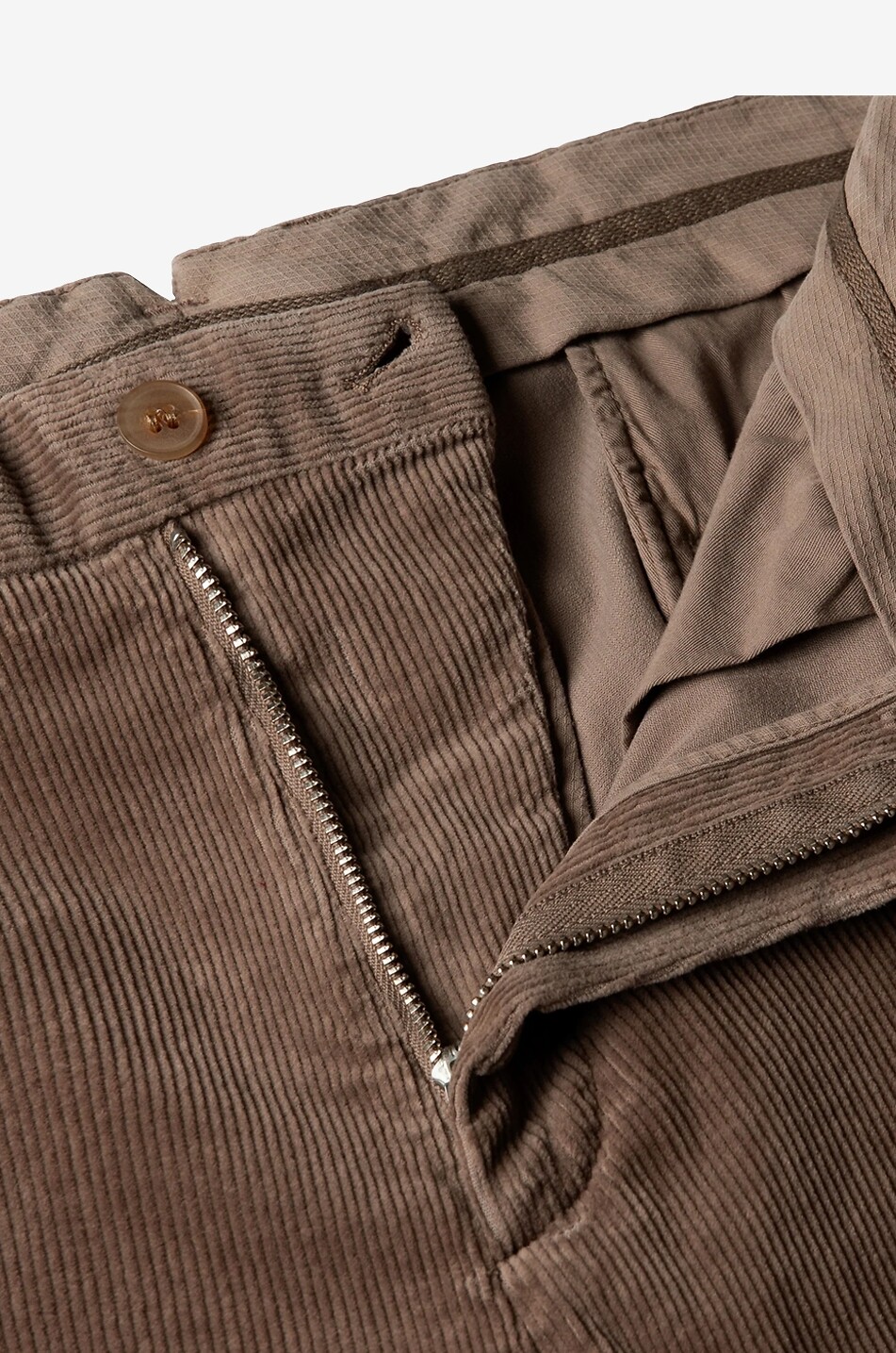 SUNSPEL Straight-leg cotton stretch corduroy trousers Men BROWN 5