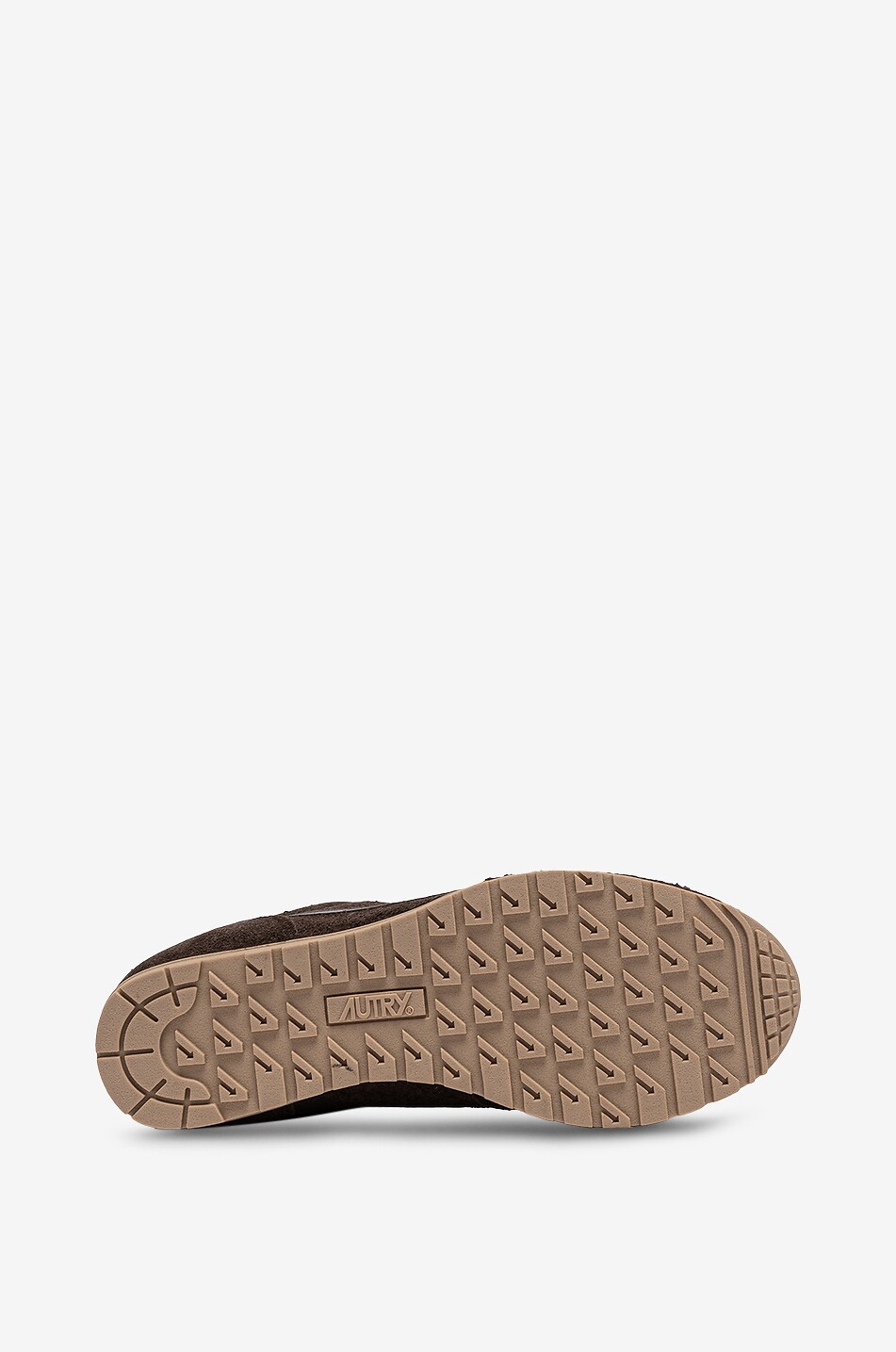 AUTRY Windspin suede low-top lace-up sneakers Men BROWN 6