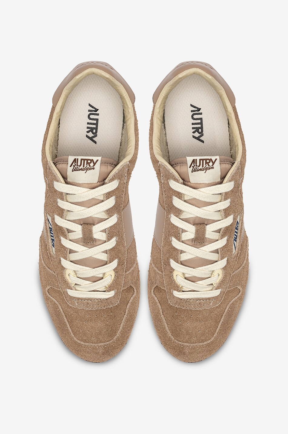 AUTRY Niedrige Wildleder-Schnürsneakers Windspin Herren BEIGE 4