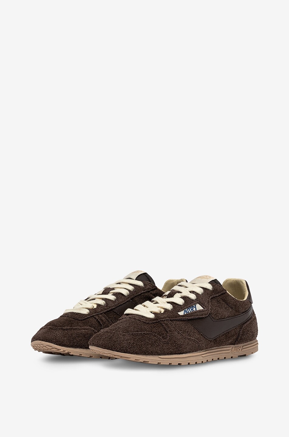 AUTRY Niedrige Sneakers aus Wildleder Windspin Damen DUNKELBRAUN 2