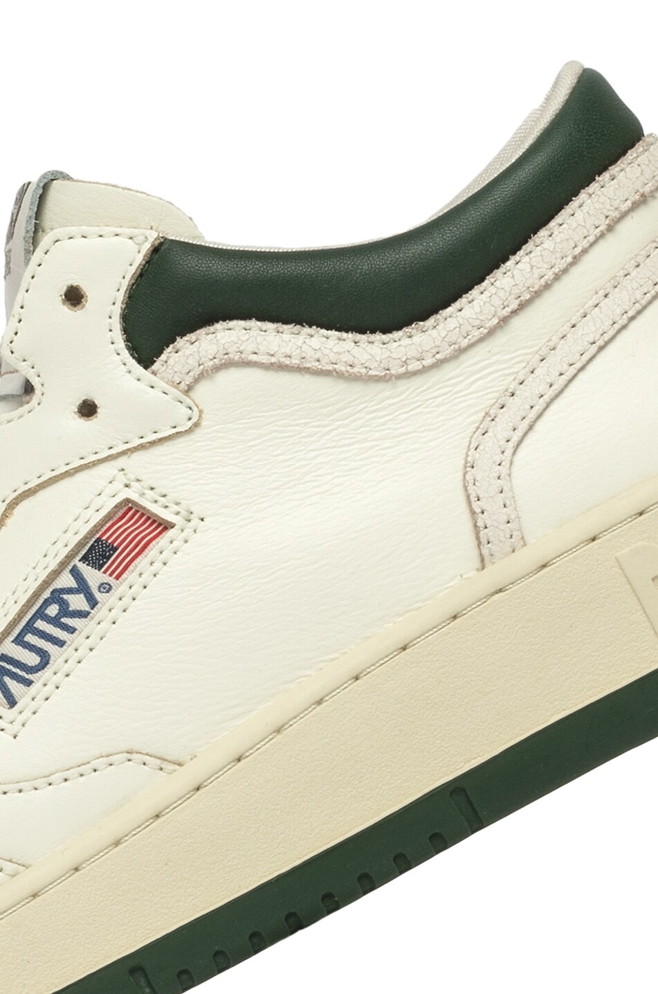 AUTRY Niedrige Schnürsneakers aus Glattleder Med-Way Herren CREMEFARBEN 5