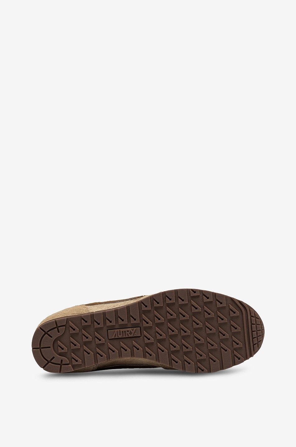AUTRY Niedrige Sneakers mit aus Kalbshaarleder Windspin Pony Damen [akeneo-beigefonce] 4