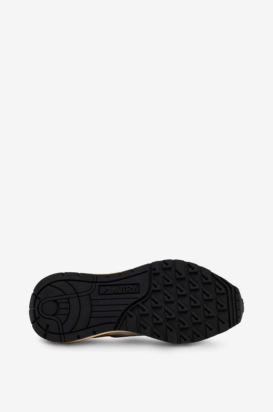 AUTRY Niedrige Materialmix-Sneakers mit Metallic-Leder Reelwind Suede Damen DUNKELBLAU 4