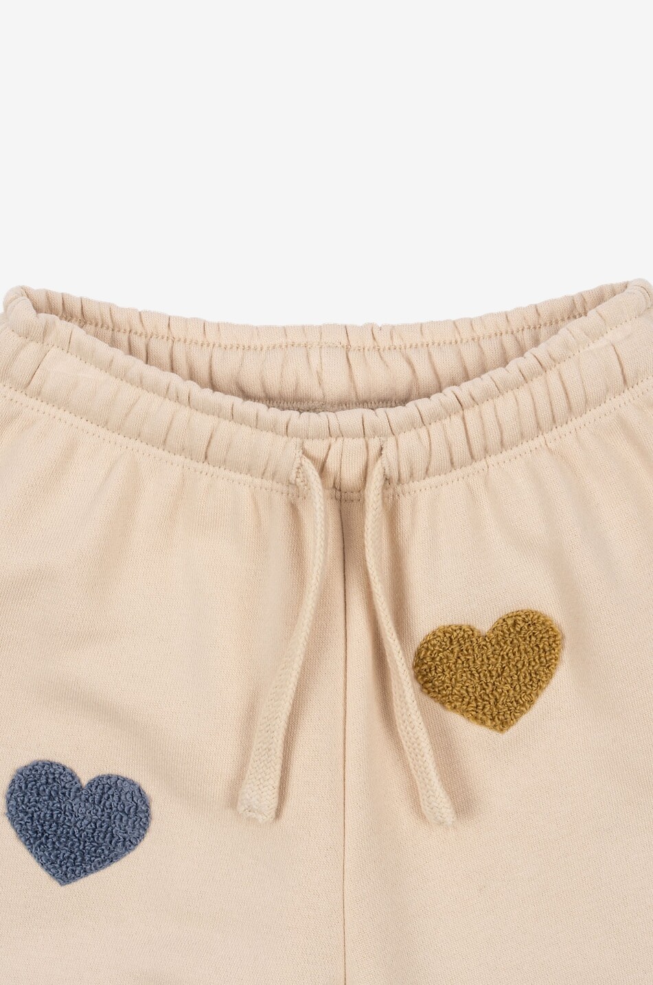 KONGES SLØJD Pantalon de jogging fille en molleton brodé cœur Lou Fille ROSE CLAIR 5