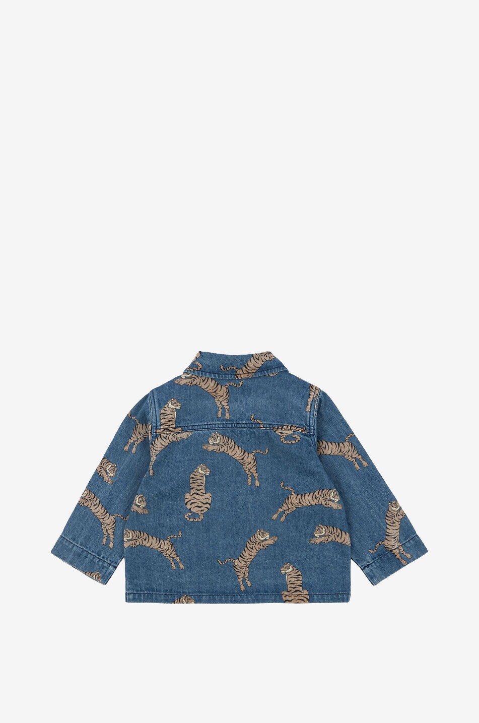 KONGES SLØJD Kurze Jungen-Jeansjacke mit Print Magot Junge BLAU 2