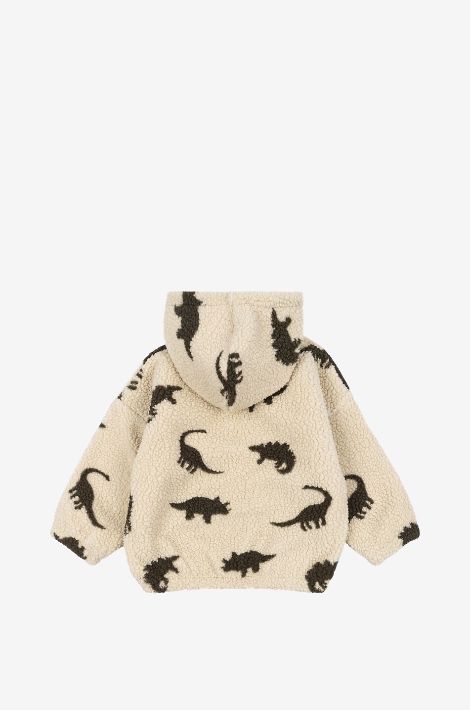 KONGES SLØJD Sweat-shirt à capuche en polaire motif fantaisie garçon Jody Garçon Beige clair 2