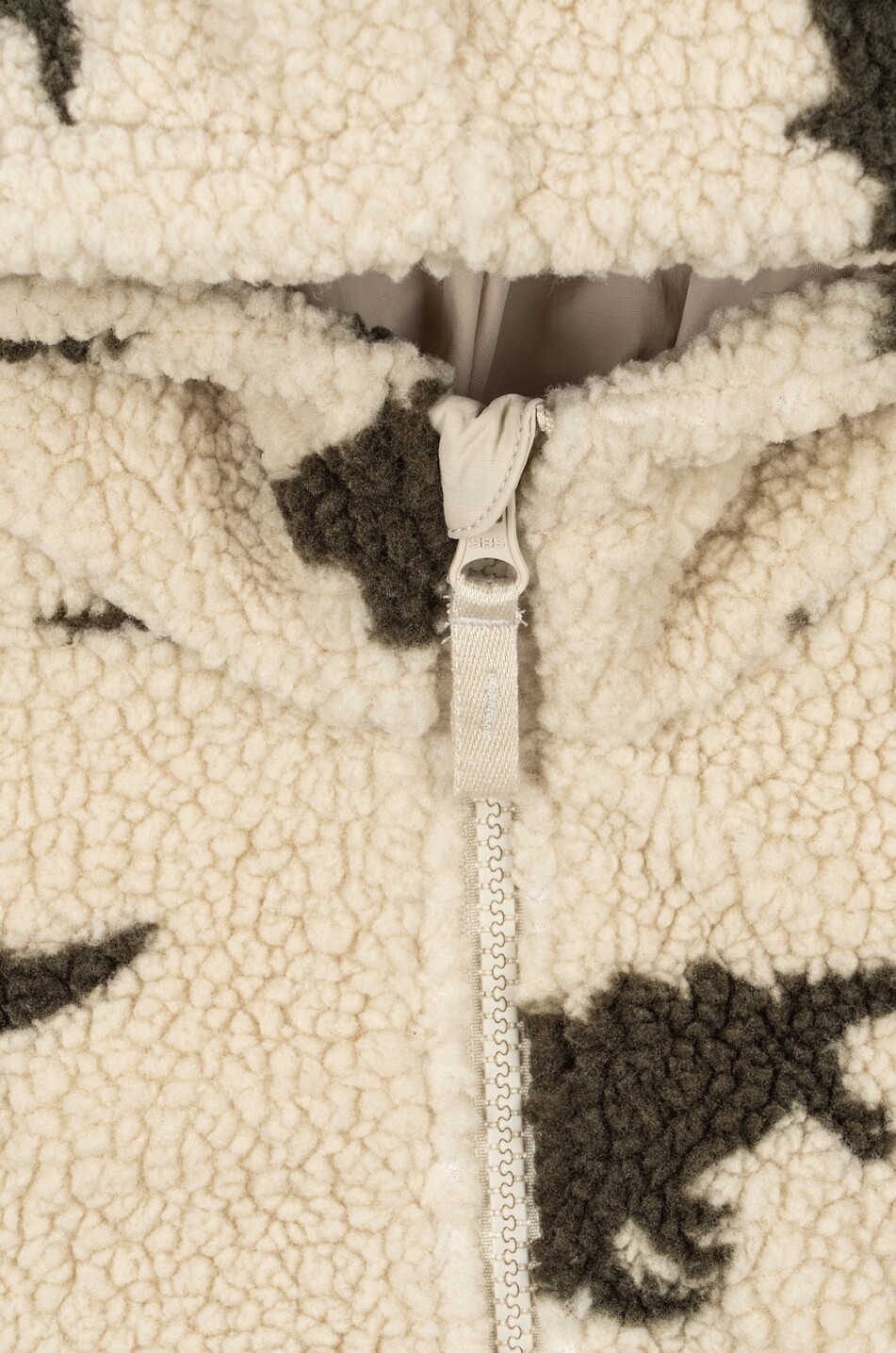 KONGES SLØJD Sweat-shirt à capuche en polaire motif fantaisie garçon Jody Garçon Beige clair 3