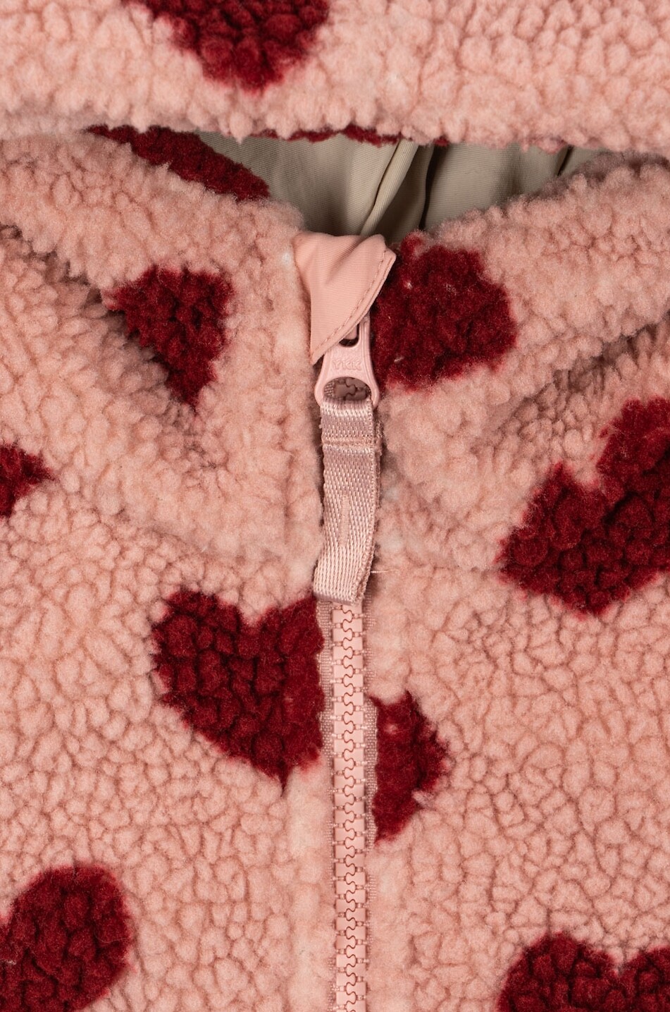 KONGES SLØJD Sweat-shirt à capuche en polaire motif fantaisie garçon Jody Garçon ROSE FONCÉ 3