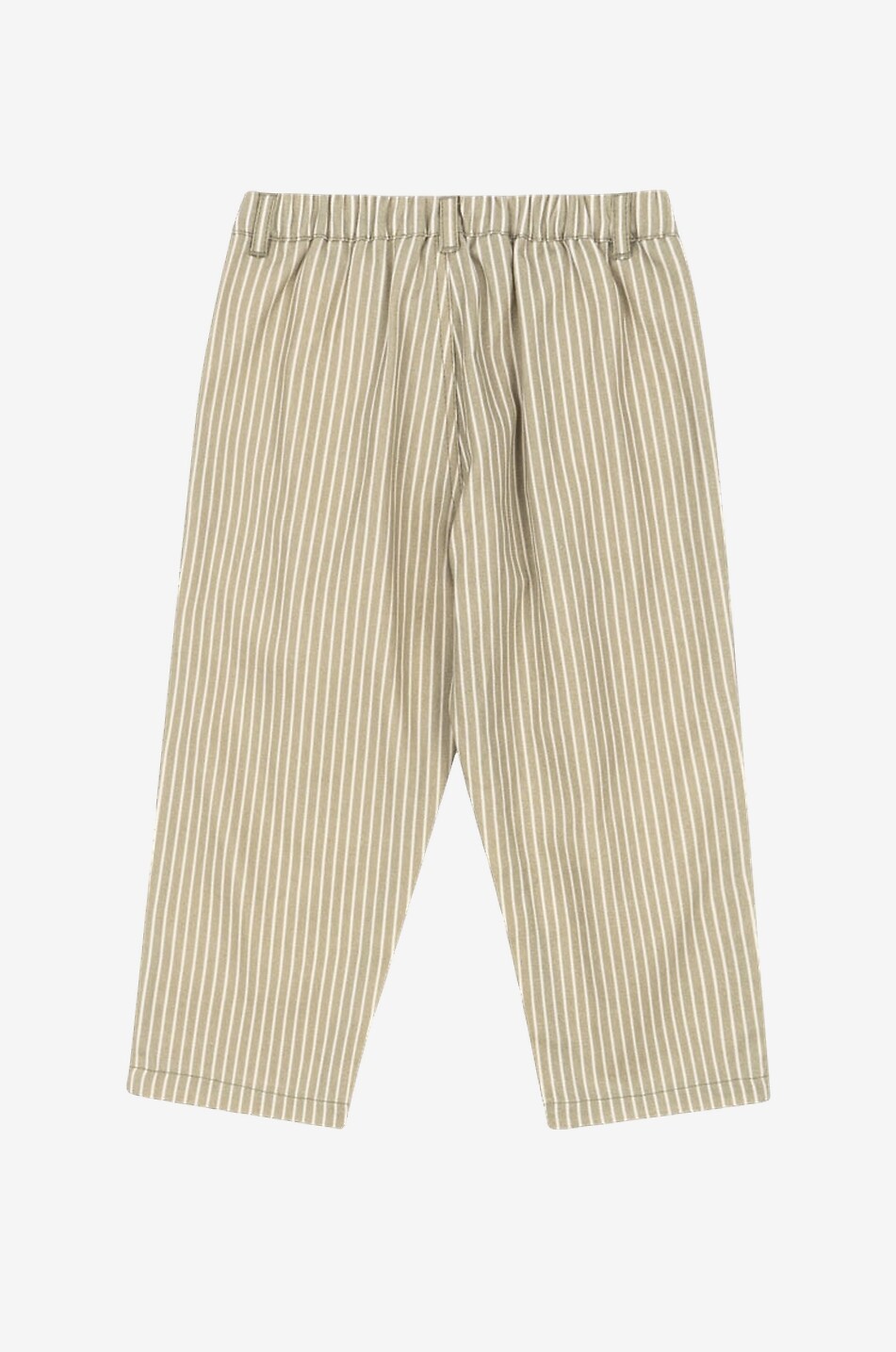 KONGES SLØJD Pantalon à pinces rayé garçon en coton bio Frankie Garçon BEIGE 2