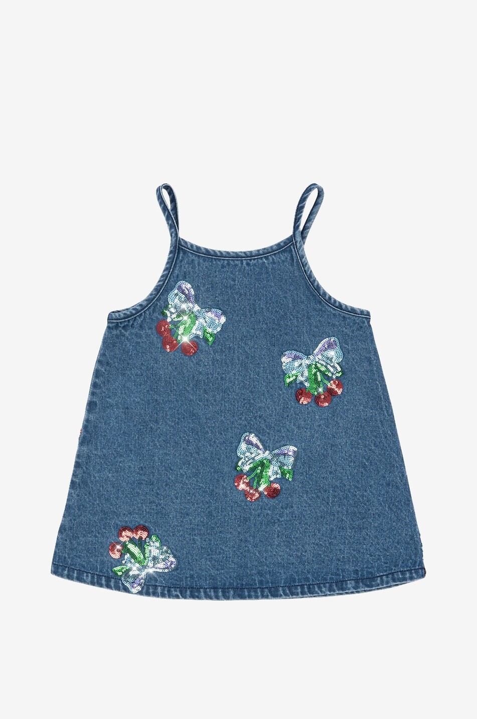 Sequin strappy girl's dress