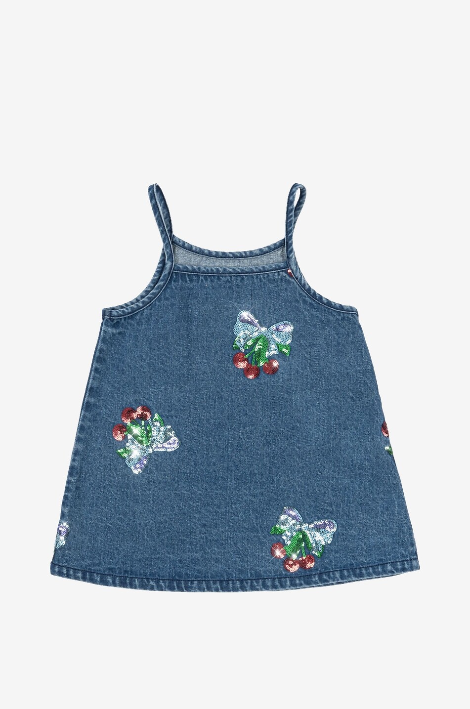 KONGES SLØJD Sequin strappy girl's dress Girl BLUE 2