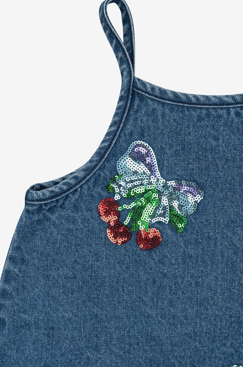 KONGES SLØJD Sequin strappy girl's dress Girl BLUE 6