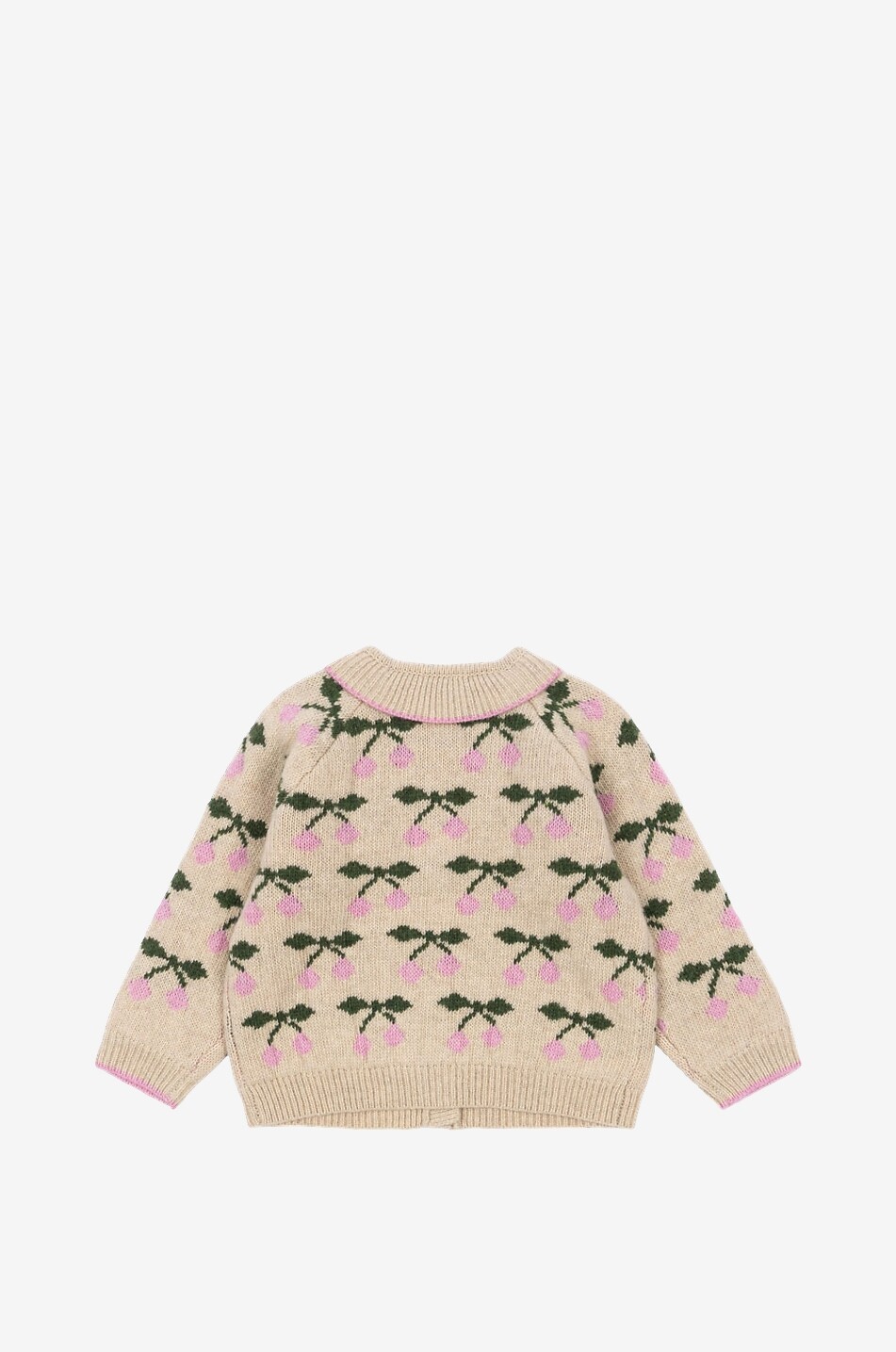 KONGES SLØJD Pull à col fille en maille fantaisie Belou Fille BEIGE 2