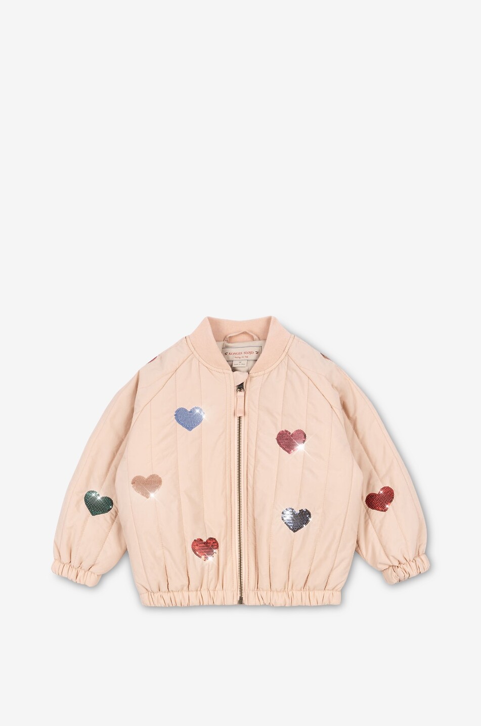 KONGES SLØJD Girl's Juno quilted technical fabric bomber jacket Girl PINK 1