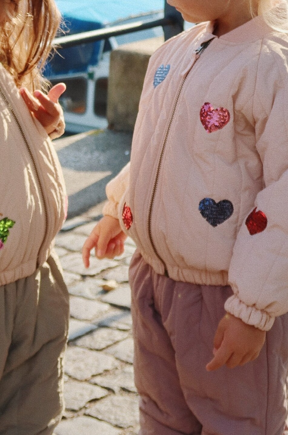 KONGES SLØJD Girl's Juno quilted technical fabric bomber jacket Girl PINK 5