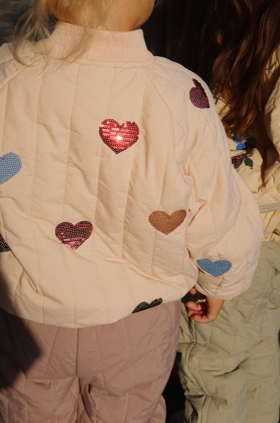 KONGES SLØJD Girl's Juno quilted technical fabric bomber jacket Girl PINK 7