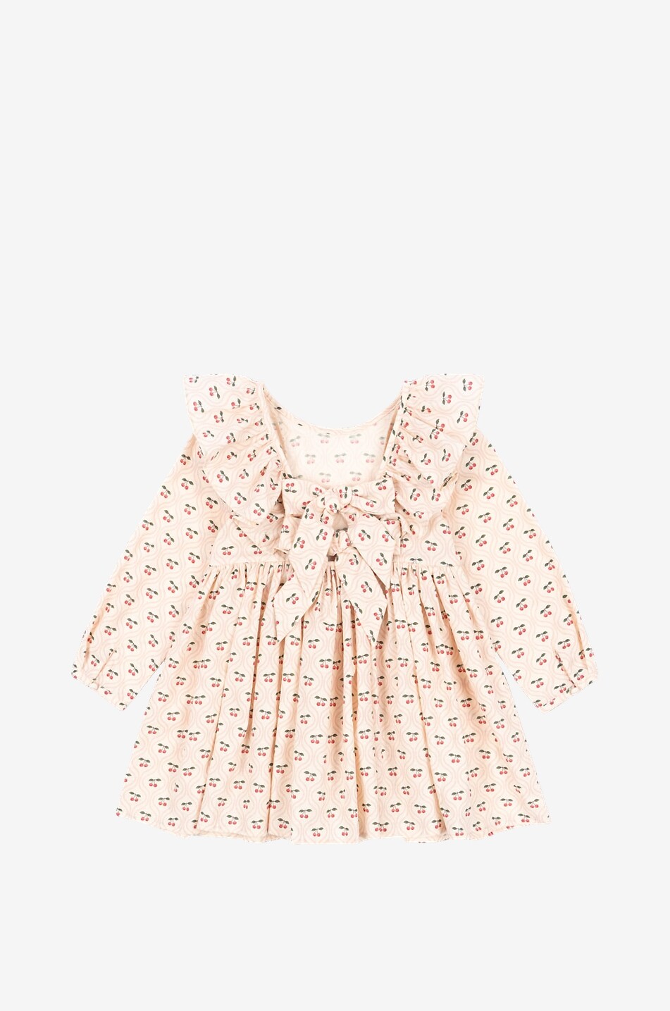 KONGES SLØJD Robe en coton bio imprimé cerises fille Cianna Fille ROSE 2