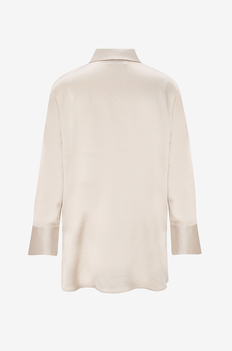 BONGENIE Long-sleeve satin shirt Women BEIGE 2
