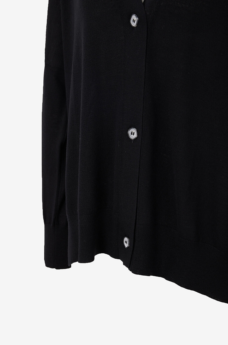 BONGENIE Gerader Cardigan aus Jersey-Stoff Tasmania Damen SCHWARZ 3
