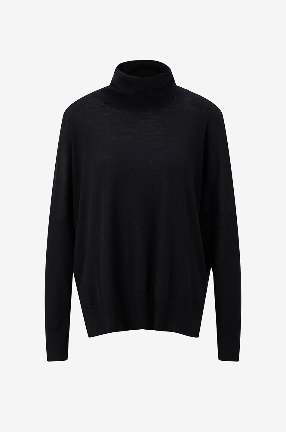 BONGENIE Turtleneck jersey pullover Tasmania 16GG Women DARK BLUE 1