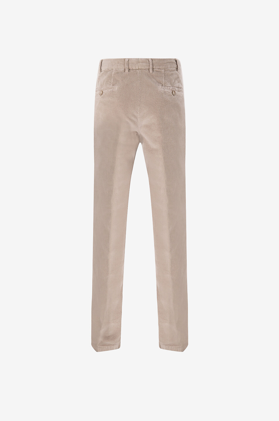 FEDELI Straight corduroy trousers Men BROWN 2