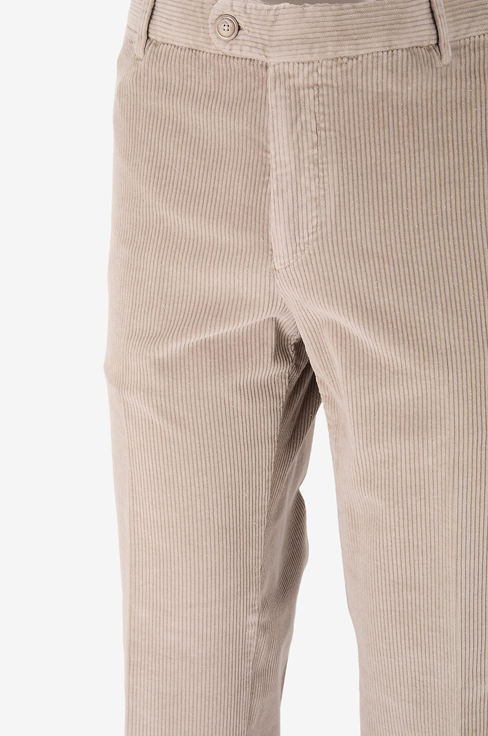 FEDELI Straight corduroy trousers Men BROWN 3