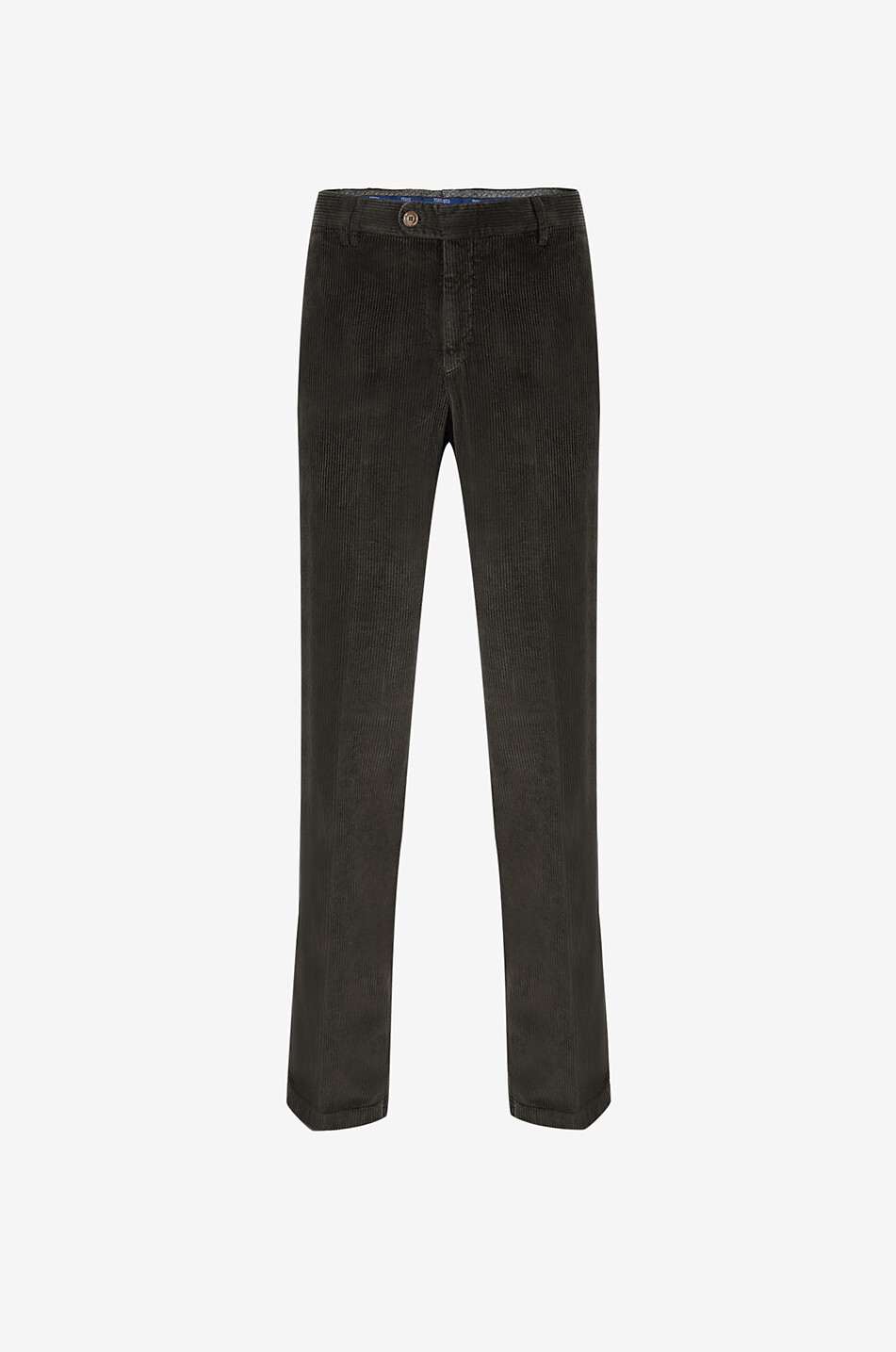 FEDELI Straight corduroy trousers Men DARK GREEN 1