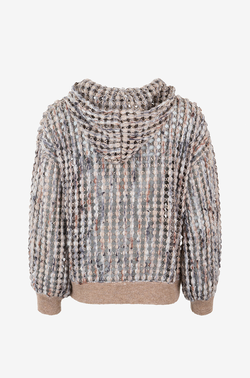 BRUNELLO CUCINELLIパーカ Brunello Cucinelli - Gray Suede Hooded Parka | Mitchell Stores