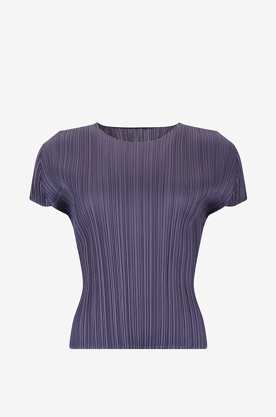 PLEATS PLEASE Top plissé à manches courtes Monthly Colors: July Femme GRIS FONCÉ 1