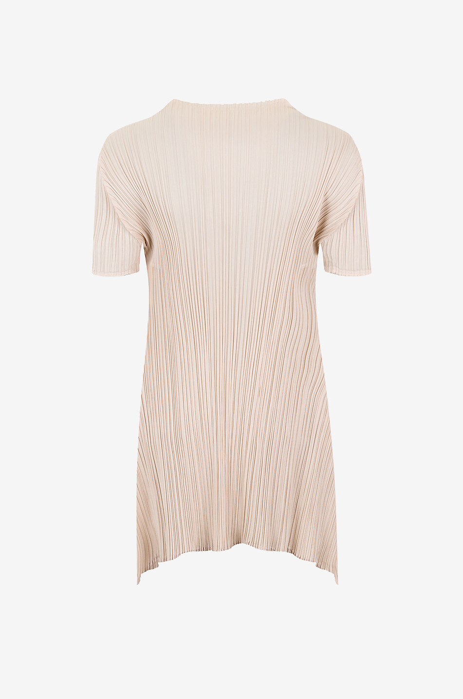 Monthly Colors July pleated funnel neck tunic - PLEATS PLEASE 