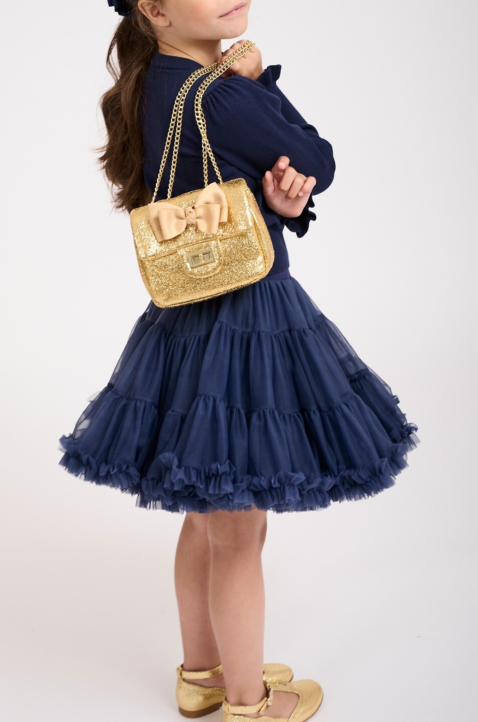 ANGEL'S FACE Pixie girls' short tulle tutu skirt Girl DARK BLUE 3